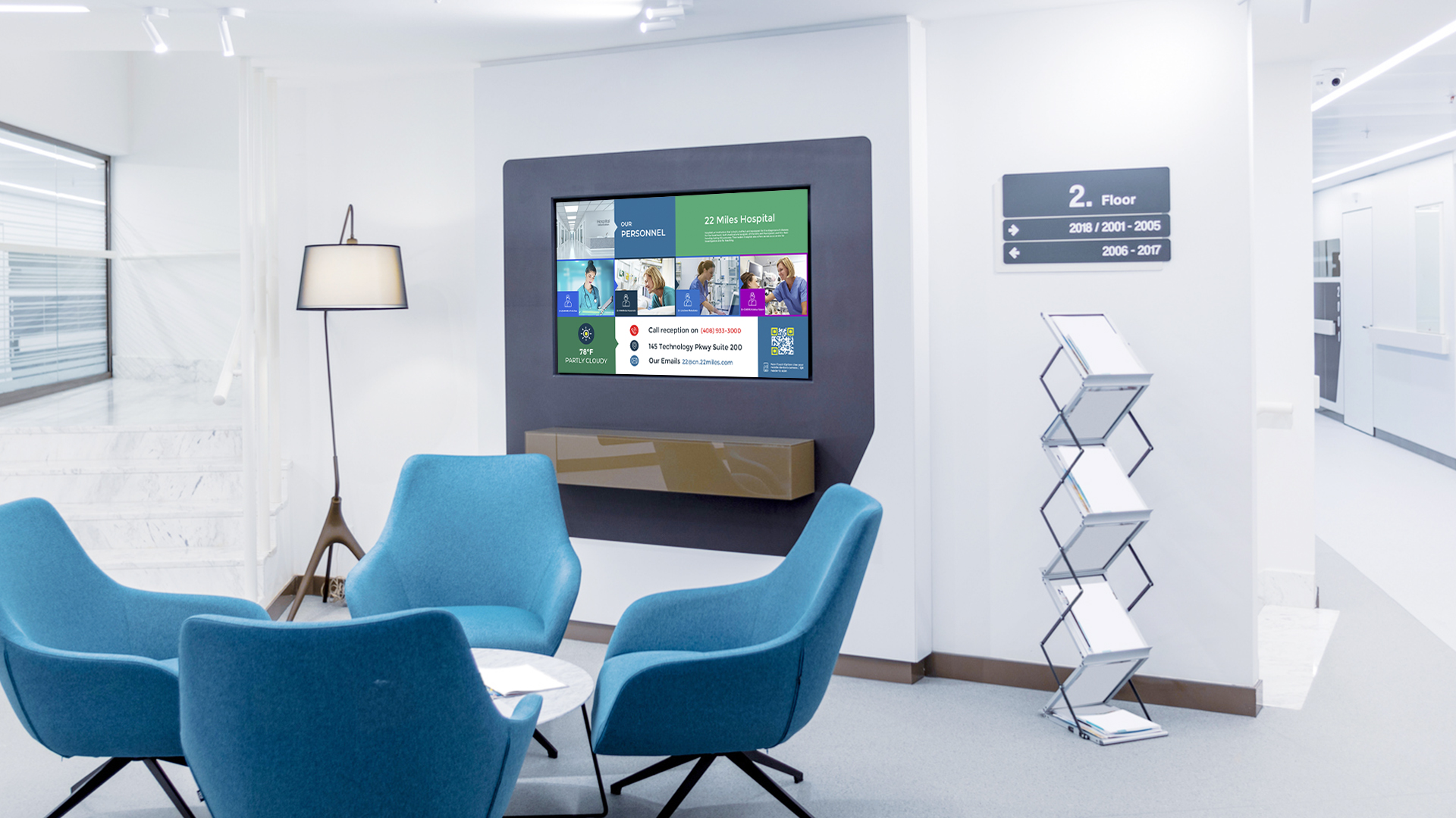 Intel & 22Miles Wayfinding for Hospitals and Large Healthcare Facilities