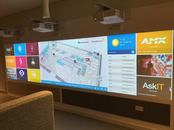 AZ Projector Gesture Wall