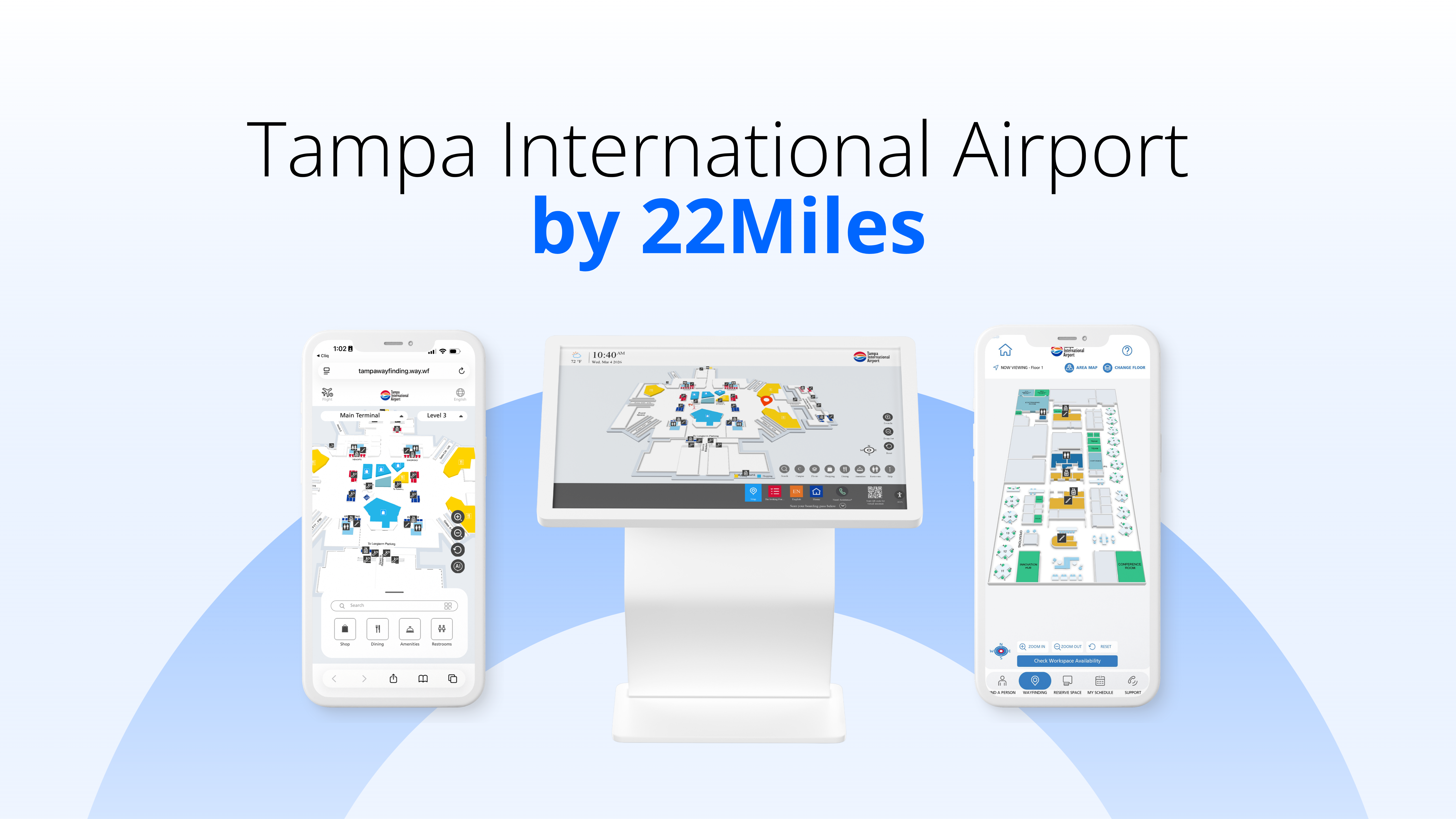 From Backend to Front-End: How 22Miles Scaled Spatial Experiences at Tampa International Airport